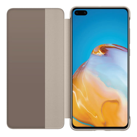 Original Huawei P40 Smart View Flip Cover Khaki
