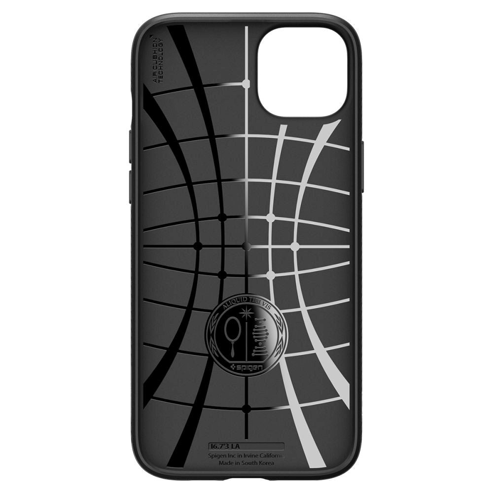 iPhone 15 Spigen Liquid Air Cover - Sort