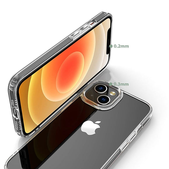 iPhone 14 Tech-Protect Flexair Hybrid Cover - Gennemsigtig