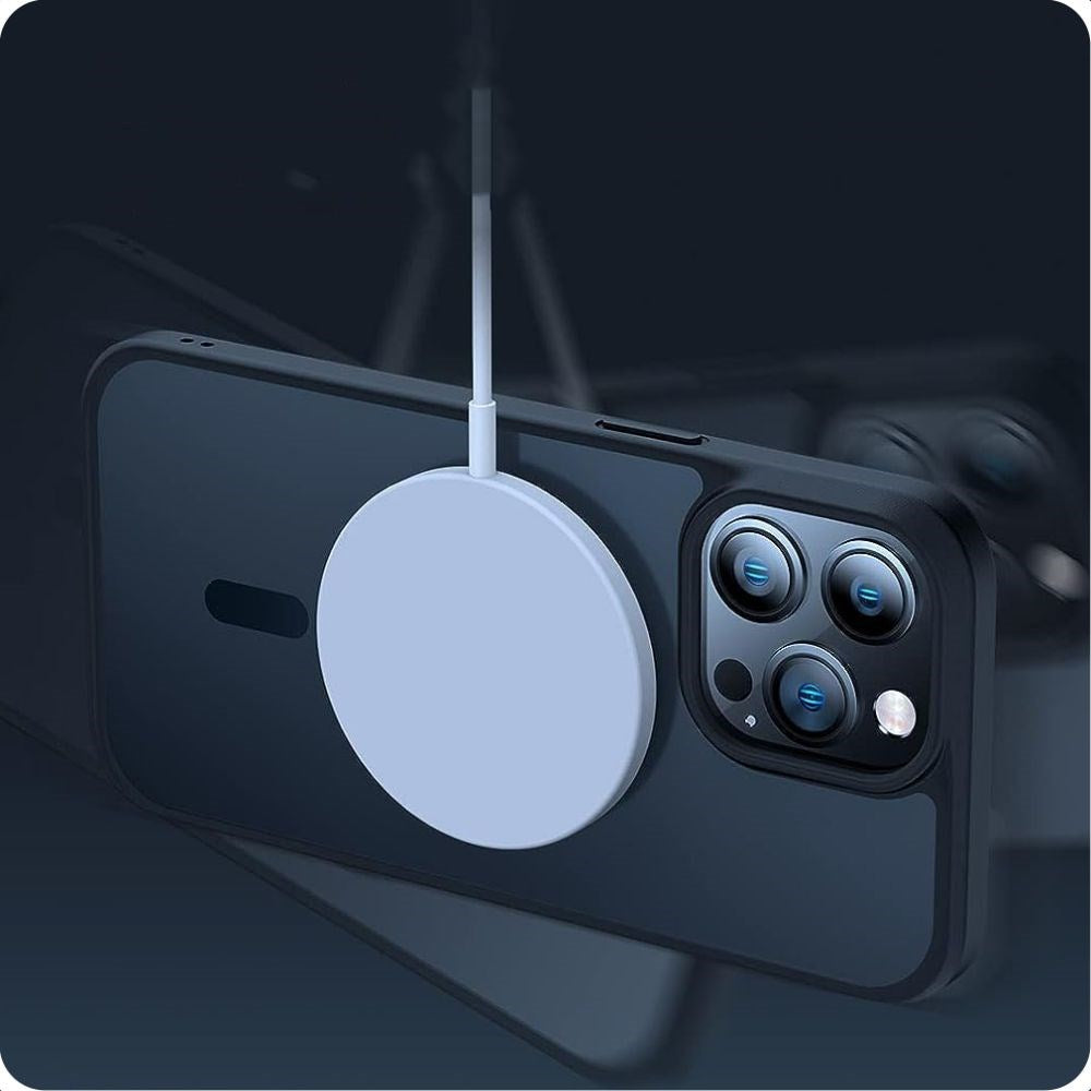 iPhone 15 Pro Tech-Protect Magmat Cover - MagSafe Kompatibel - Mat Sort