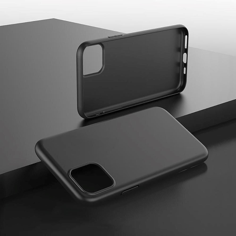 iPhone 14 Plus Hurtel Soft Case Fleksibelt Silikone Cover - Sort