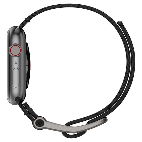 Spigen Durapro Flex Apple Watch (42/44/SE/45/46/49mm) Stof Rem m. Zink Spænde - Sort