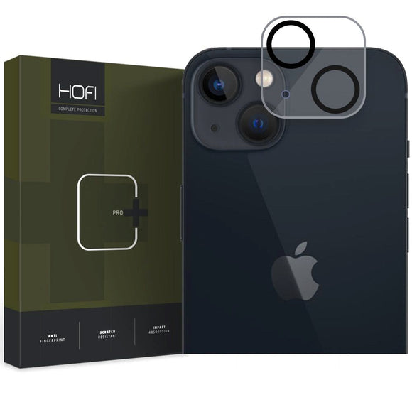 iPhone 14 / 14 Plus Hofi Cam Pro+ Beskyttelsesglas til Kameralinse - Kamerabeskyttelse - Gennemsigtig / Sort