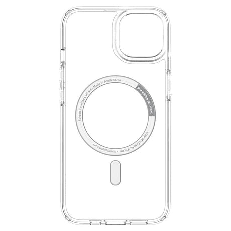 iPhone 13 Spigen Ultra Hybrid Cover - MagSafe Kompatibel - Gennemsigtig / Hvid