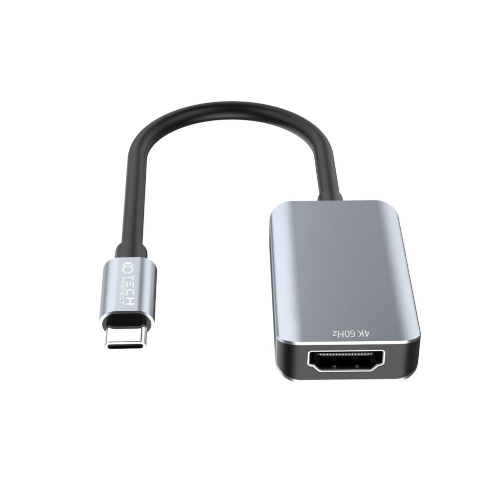 Tech-Protect Ultraboost USB-C til HDMI Adapter - Sort