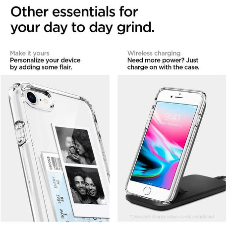 iPhone SE (2022 / 2020) / 8 / 7 Spigen Ultra Hybrid Cover - Gennemsigtig