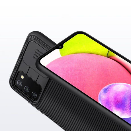 Samsung Galaxy A03s Nillkin Camshield Cover - Sort