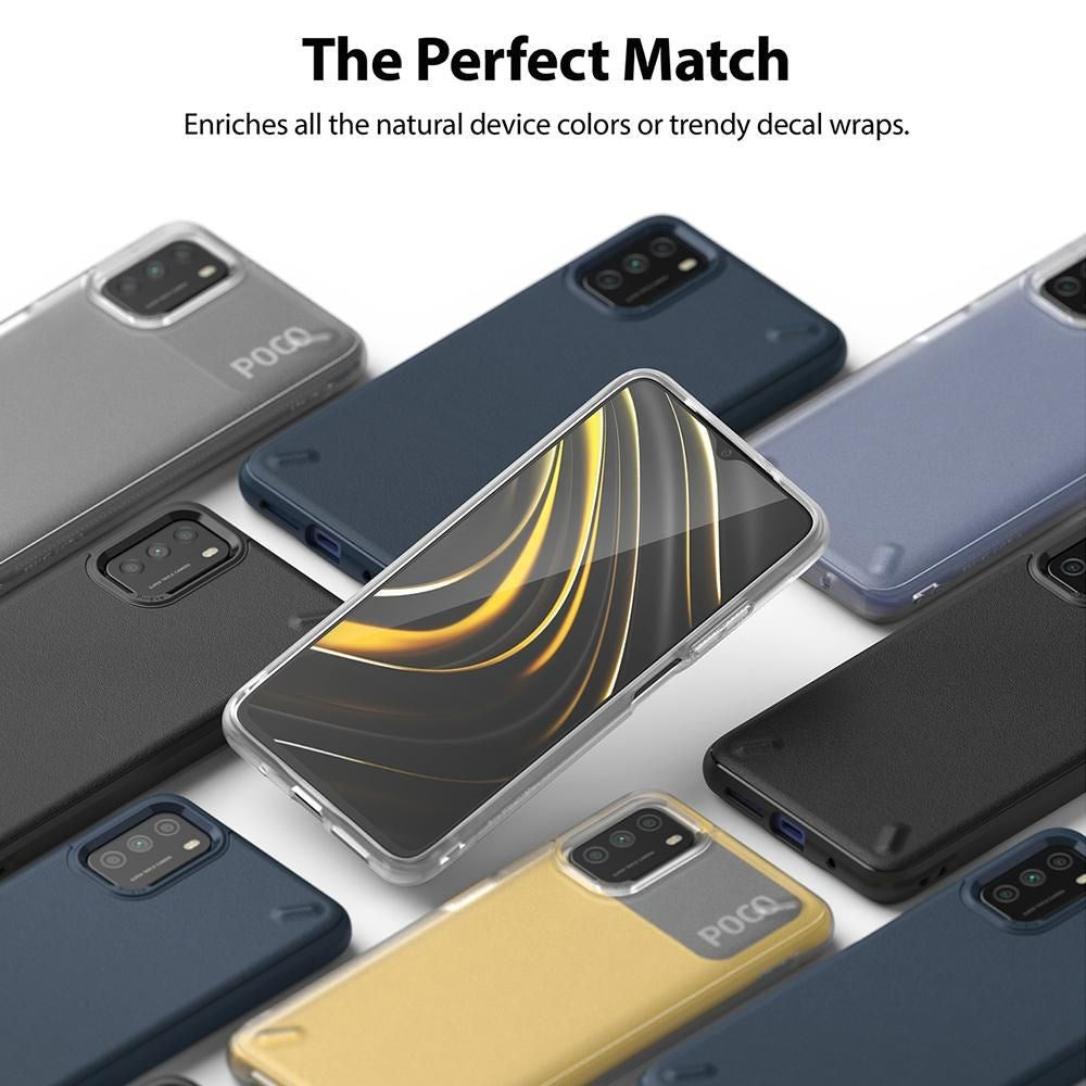 Xiaomi Poco M3 Ringke Onyx Cover - Sort