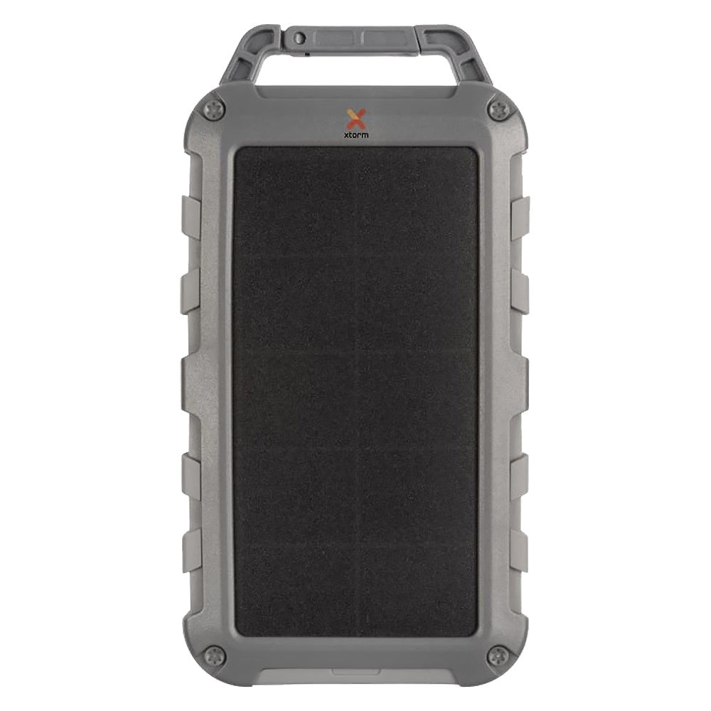 Xtorm Fuel Series FS405 20W Solcelle Powerbank- 10000mAh - 2 x USB-A QC 3.0/ 1 x USB-C PD - Grå