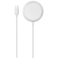 Vivanco Magnetisk Trådløs Oplader 15W - MagSafe Kompatibel - Hvid