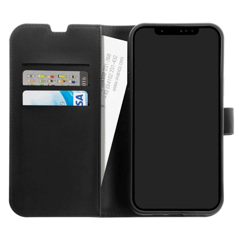 iPhone 14 Pro Vivanco Classic Wallet Flip Cover m. Pung - Sort