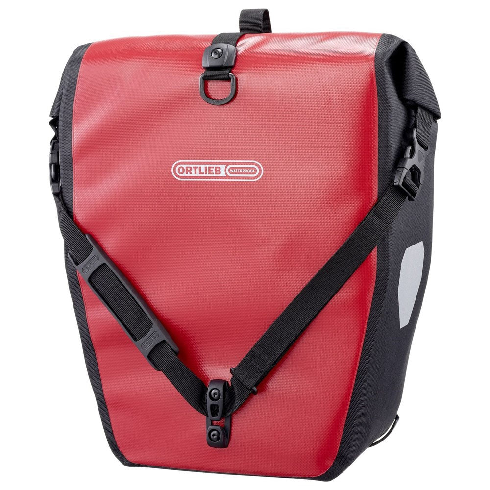 ORTLIEB Back-Roller 20L Cykeltaske til Baggagebærer (42 x 32 x 17cm) - Rød / Sort