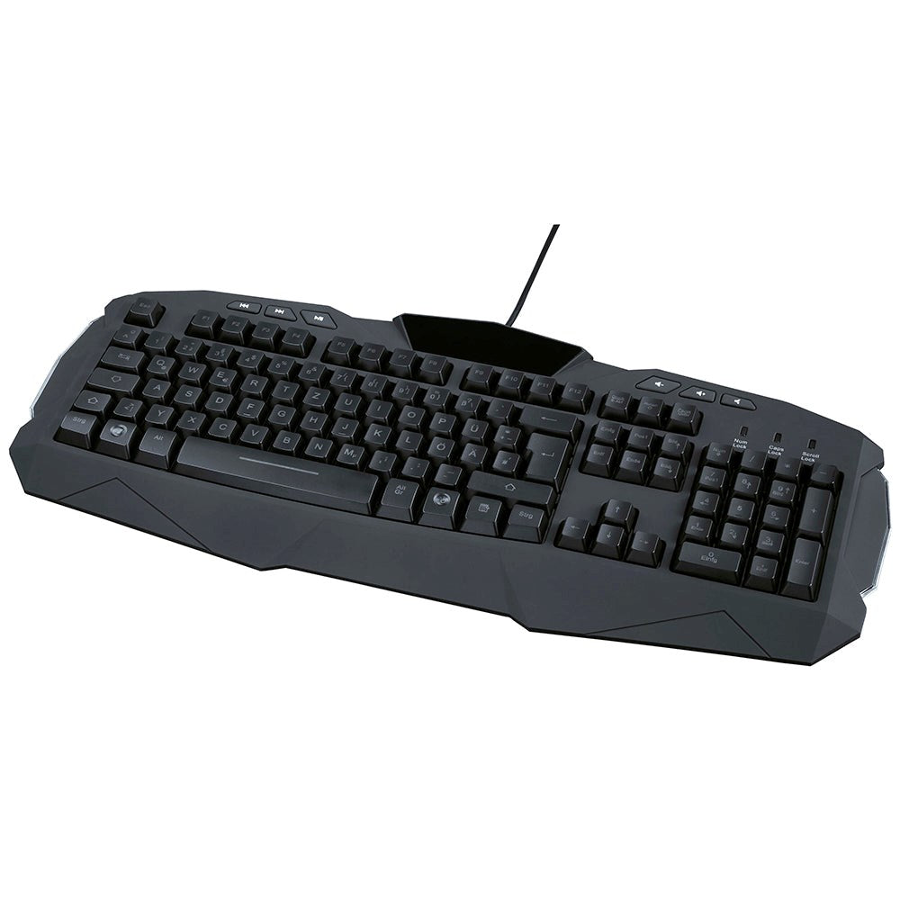 uRage Gaming Keyboard m. Lys - Nordisk Tastatur Layout - Sort