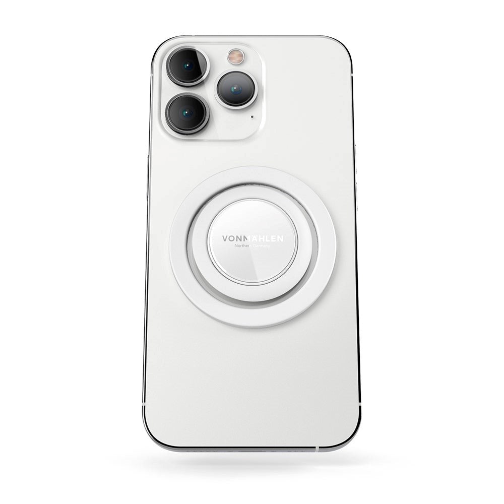 VONMÄHLEN Backflip Mag Magnetisk Phone Grip - MagSafe Kompatibel - Hvid