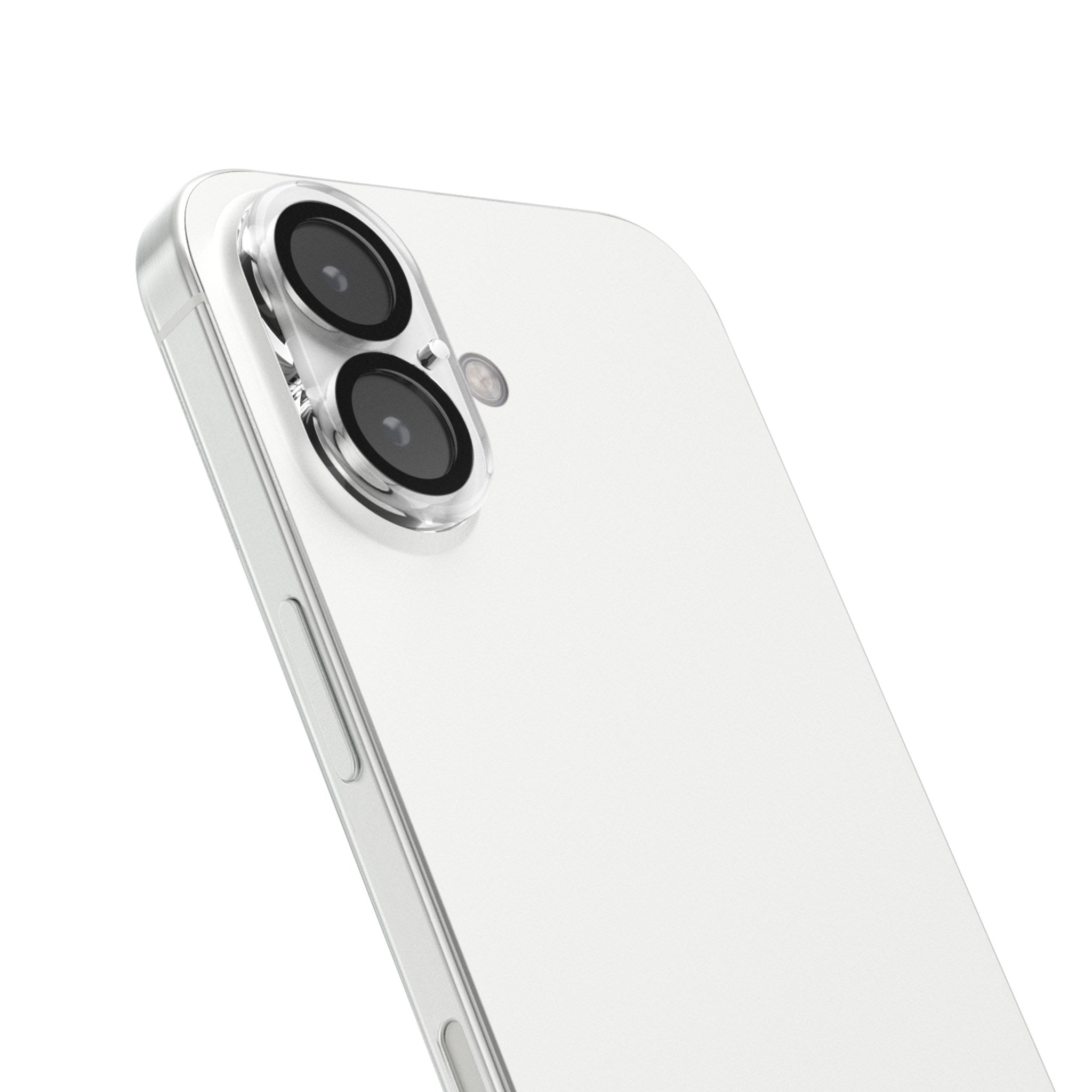 iPhone 16 Vonmählen Beskyttelsesglas til Kameralinse - Gennemsigtig / Sort