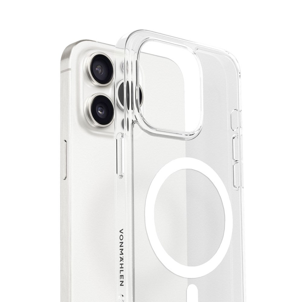 Vonmählen iPhone 16 Pro Transparent Cover - MagSafe Kompatibel - Gennemsigtig
