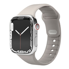 Apple Watch (38/40/SE/41/42mm) Vonmählen Classic Band 2 Genanvendt Silikone Rem - Grå