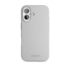 Vonmählen iPhone 16 Eco Silikone Cover - MagSafe Kompatibel - Light Grey