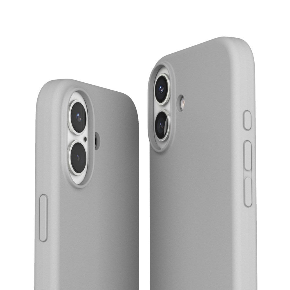 Vonmählen iPhone 16 Eco Silikone Cover - MagSafe Kompatibel - Light Grey
