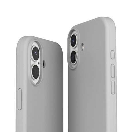 Vonmählen iPhone 16 Eco Silikone Cover - MagSafe Kompatibel - Light Grey