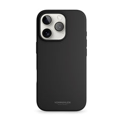 Vonmählen iPhone 16 Pro Eco Silikone Cover - MagSafe Kompatibel - Black