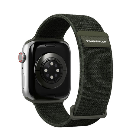 Apple Watch (42/44/45/46/SE/49mm) Vonmählen Fitness Loop 2 Nylon Rem - Grøn