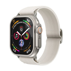 Apple Watch (38/40/SE/41/42mm) Vonmählen Classic Nylon Loop Rem - Cream