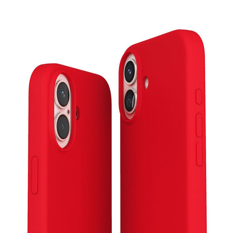 Vonmählen iPhone 16 Eco Silikone Cover - MagSafe Kompatibel - Firecracker