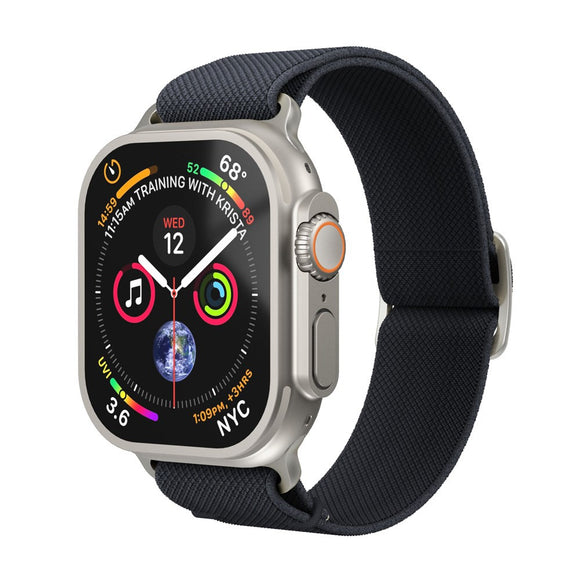 Apple Watch (38/40/SE/41/42mm) Vonmählen Classic Nylon Loop Rem - Navy
