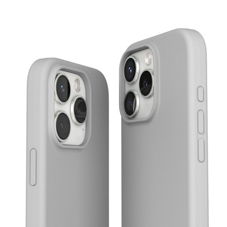 Vonmählen iPhone 16 Pro Eco Silikone Cover - MagSafe Kompatibel - Light Grey