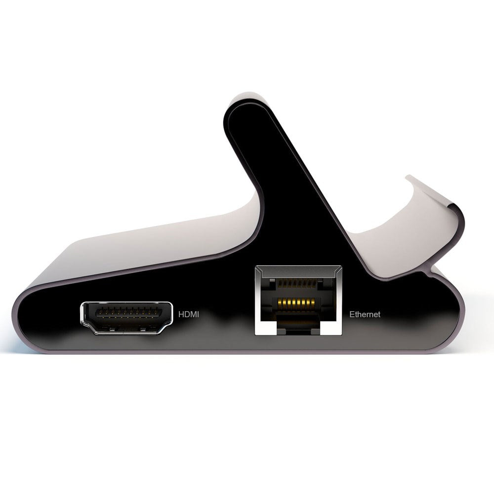 4smarts 7-i-1 USB-C Hub Universal Stander til Mobil & Tablet - Grå