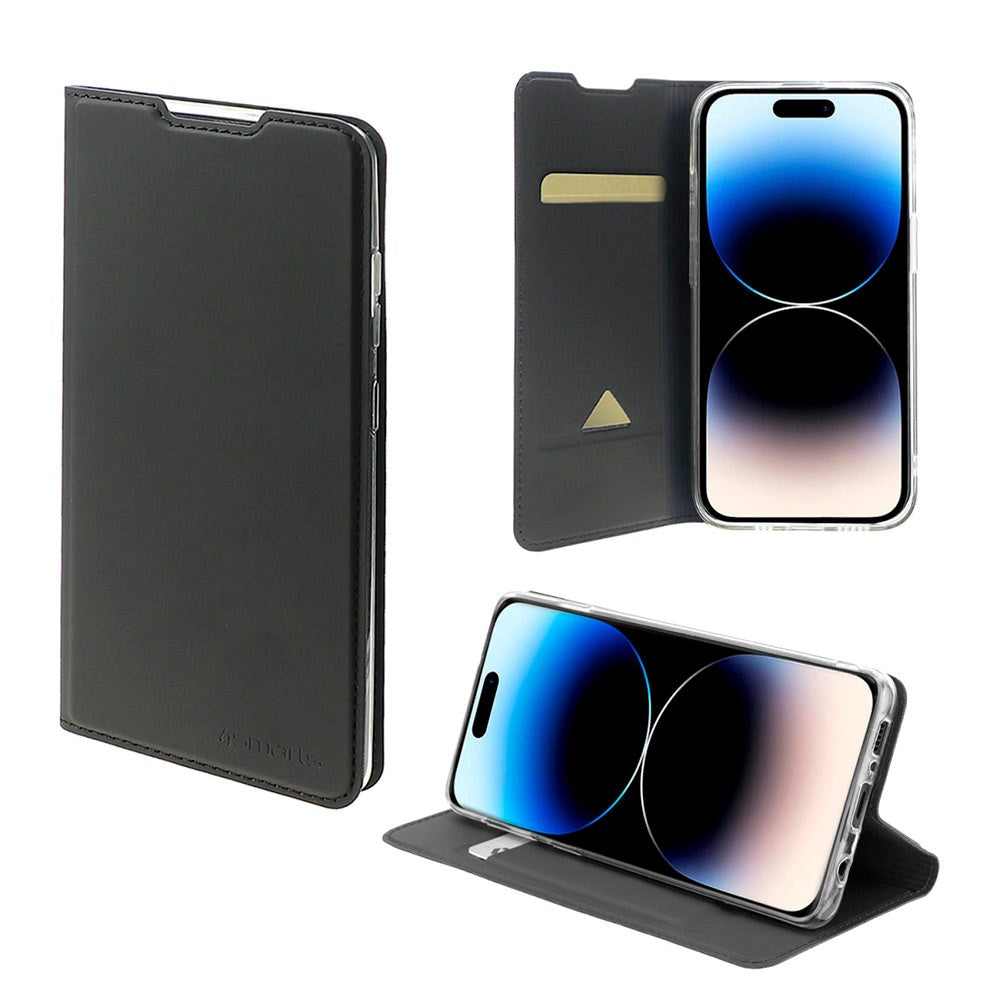 iPhone 15 Pro 4smarts Urban Lite Wallet Case - Sort