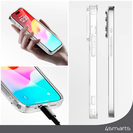 iPhone 15 Pro 4smarts 360° Premium Protection Set (MagSafe Cover + Skærmbeskyttelse)