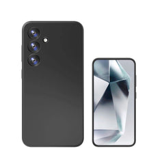 Samsung Galaxy S24+ (Plus) 4Smarts Liquid Silikone Cupertino Cover - Qi2 Kompatibel - Sort