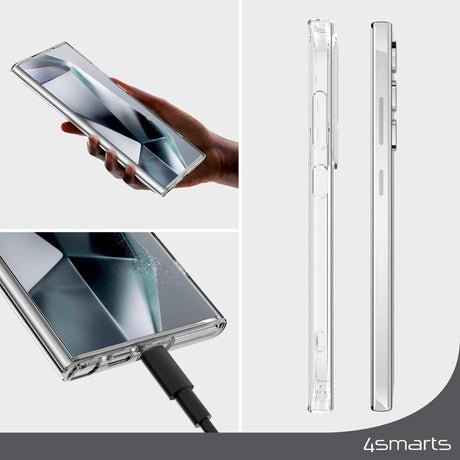 Samsung Galaxy S24 Ultra 4smarts Second Glass X-Pro 360° Protection Set (Cover + Skærmbeskyttelse)