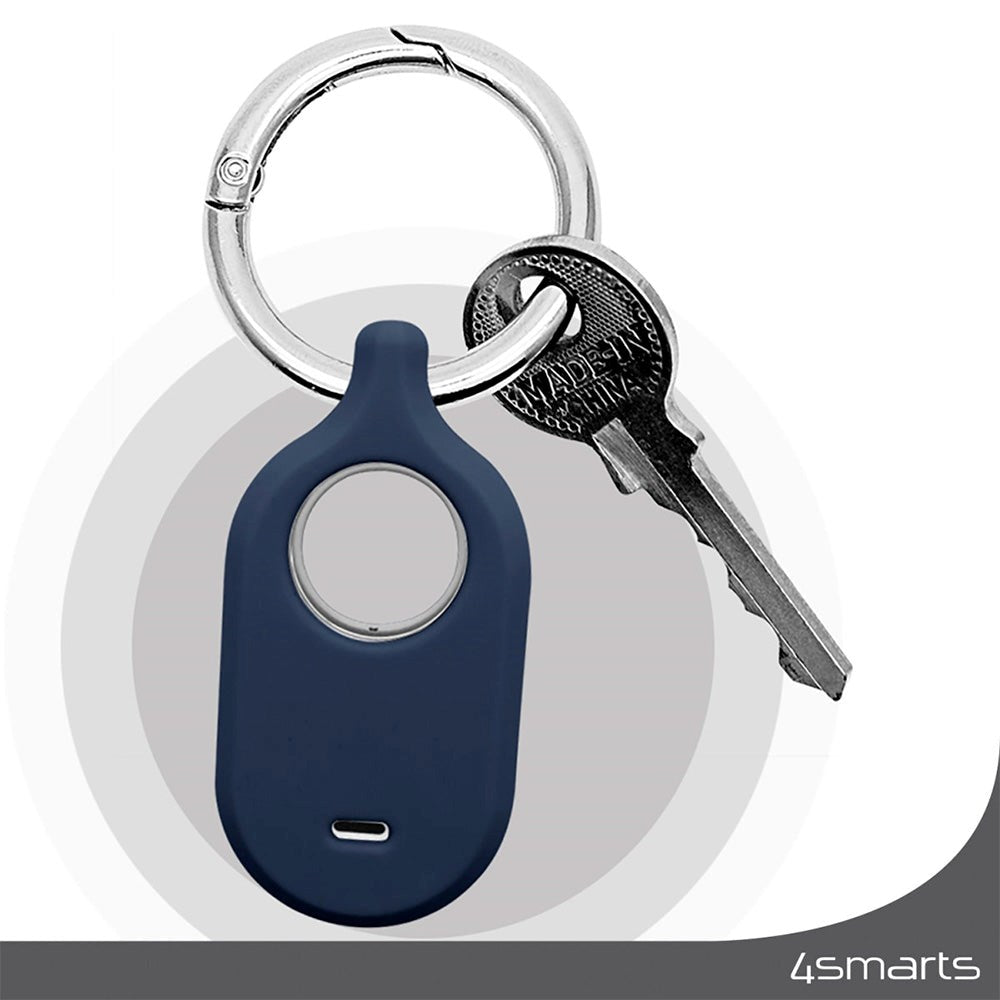 4smarts Samsung Galaxy SmartTag 2 Silikone Cover m. Nøglering - 4-Pack