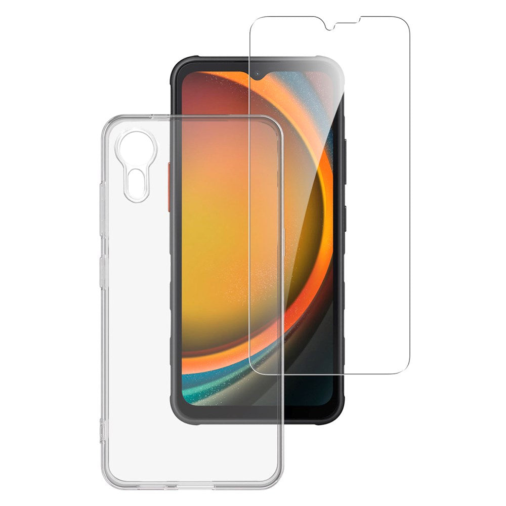 Samsung Galaxy Xcover 7 4smarts Second Glass X-Pro 360° Protection Set (Cover + Skærmbeskyttelse)