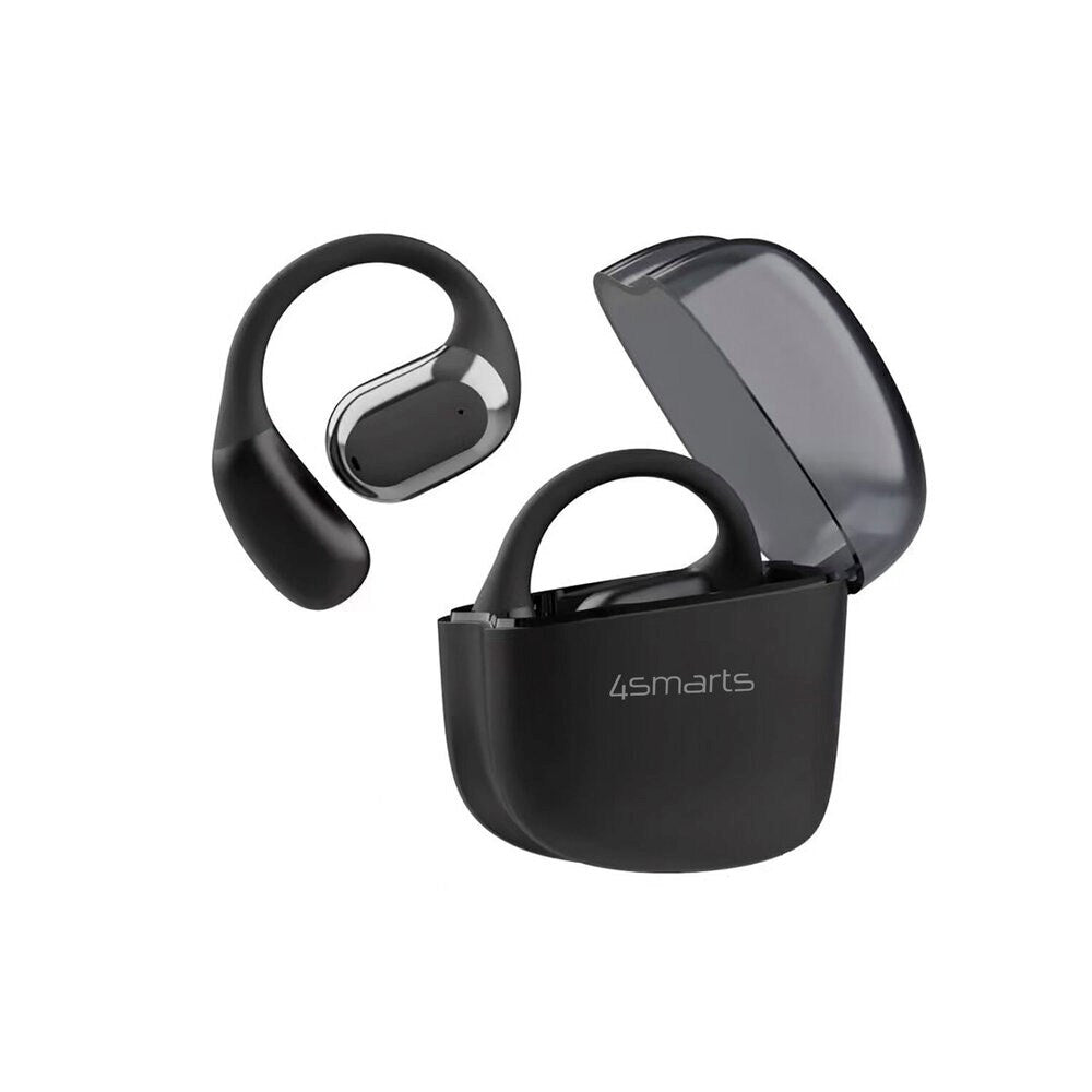 4smarts True Wireless SkyBuds Sport Høretelefoner - Open-Ear - Sort