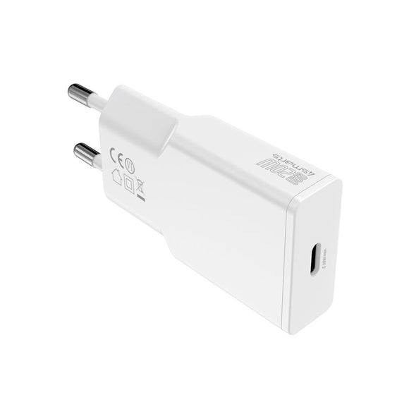 4Smarts PD Slim 20W Vægoplader GaN m. USB-C - Hvid