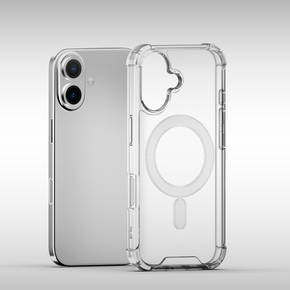 iPhone 16 4smarts IBIZA Cover - MagSafe Kompatibel - Gennemsigtig