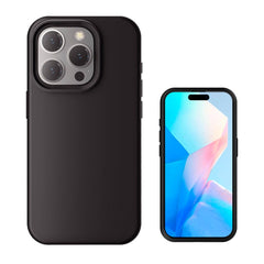 iPhone 16 Pro 4Smarts Liquid Silikone Cupertino Cover - MagSafe Kompatibel - Sort