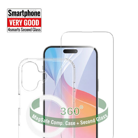 iPhone 16 4smarts 360° Premium Protection Set (MagSafe Cover + Skærmbeskyttelse)