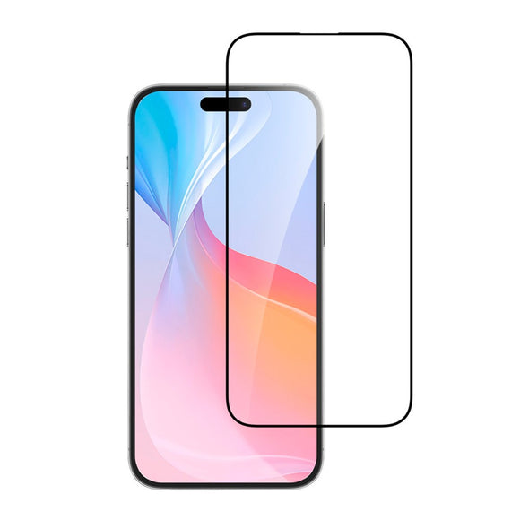 iPhone 16 4smarts Second Glass Skærmbeskyttelse m. Monteringsramme - Case Friendly - Gennemsigtig