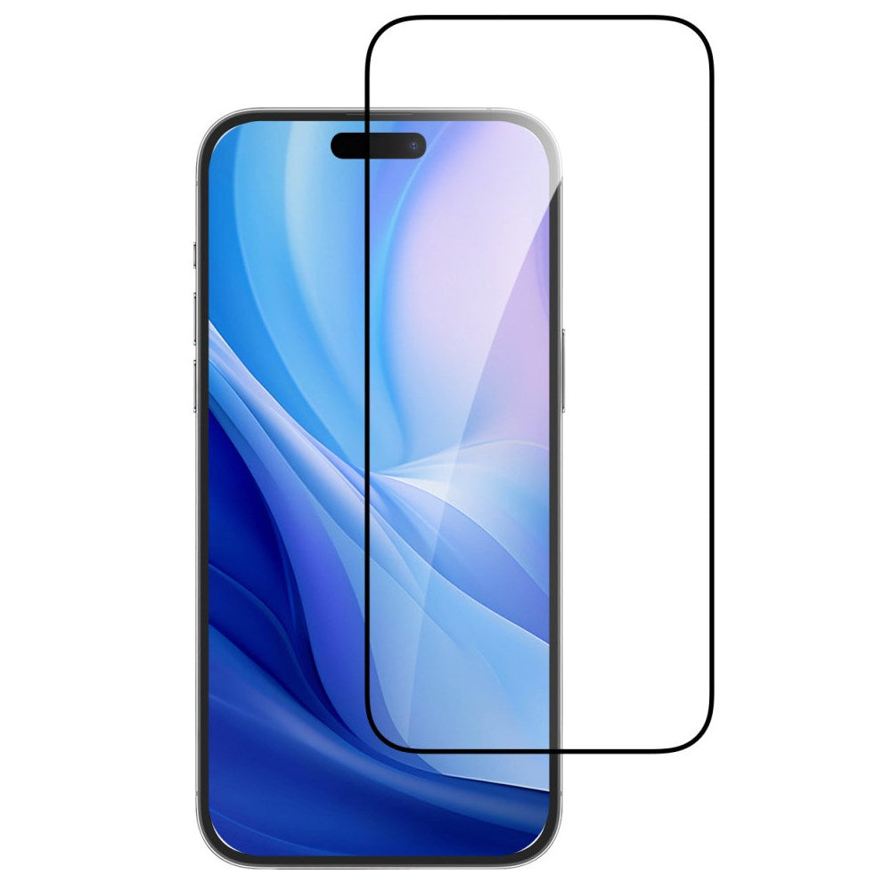 iPhone 16 Pro Max 4smarts Second Glass Skærmbeskyttelse m. Monteringsramme - Case Friendly - Gennemsigtig
