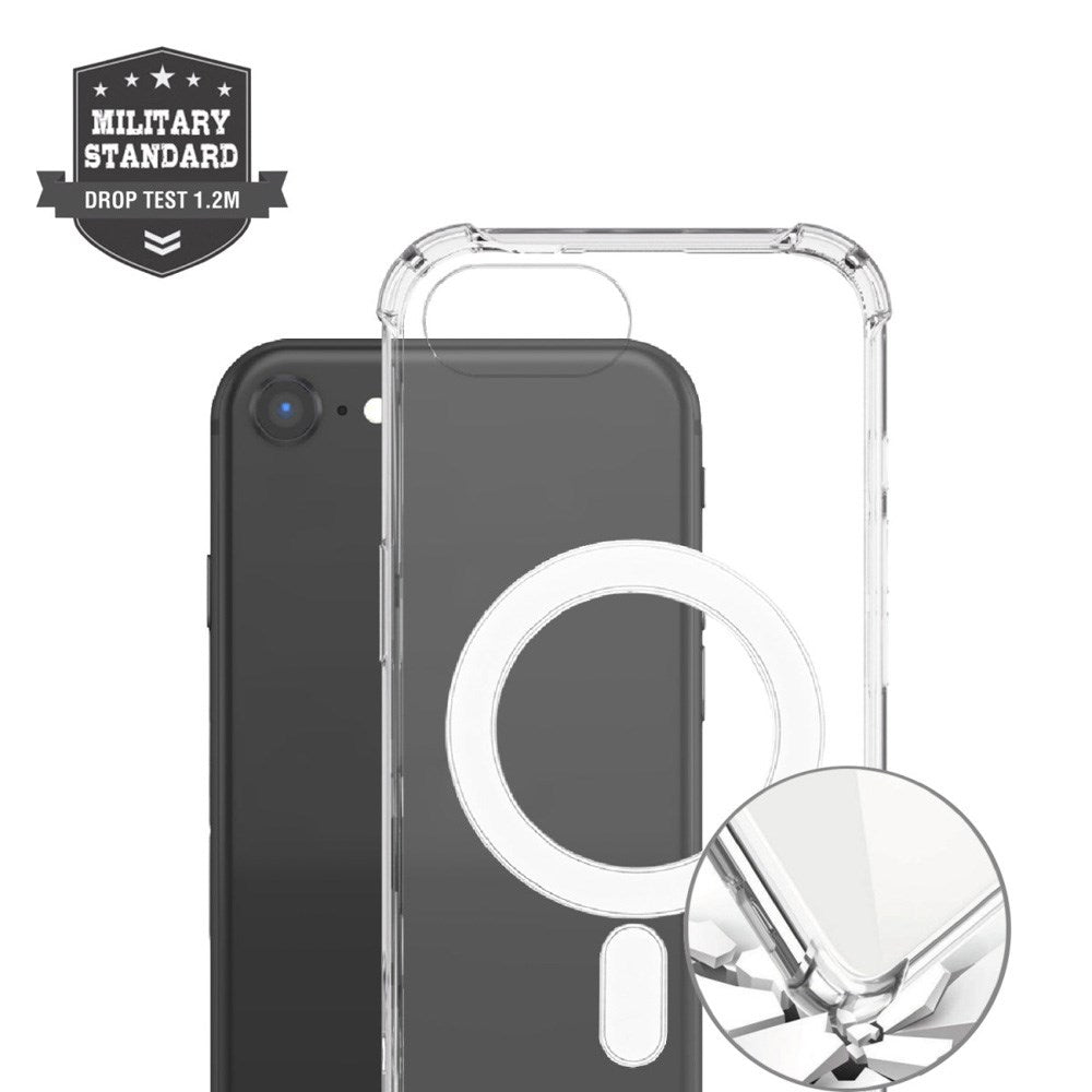 iPhone 17e / 16e 4smarts Ibiza Hybrid Cover - MagSafe Kompatibel - Gennemsigtig
