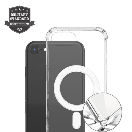 iPhone 17e / 16e 4smarts Ibiza Hybrid Cover - MagSafe Kompatibel - Gennemsigtig