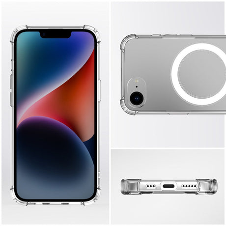 iPhone 17e / 16e 4smarts Ibiza Hybrid Cover - MagSafe Kompatibel - Gennemsigtig