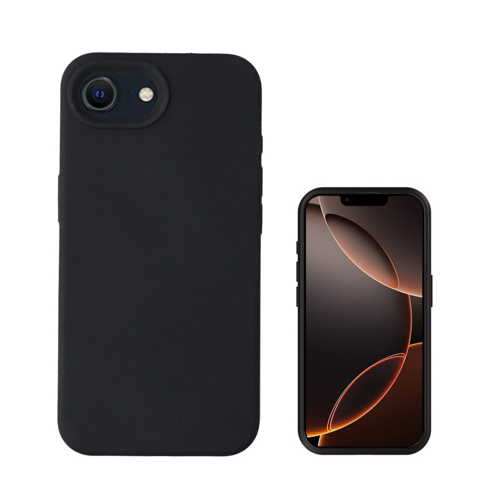 iPhone 17e / 16e 4smarts Silikone Cover - MagSafe Kompatibel - Sort