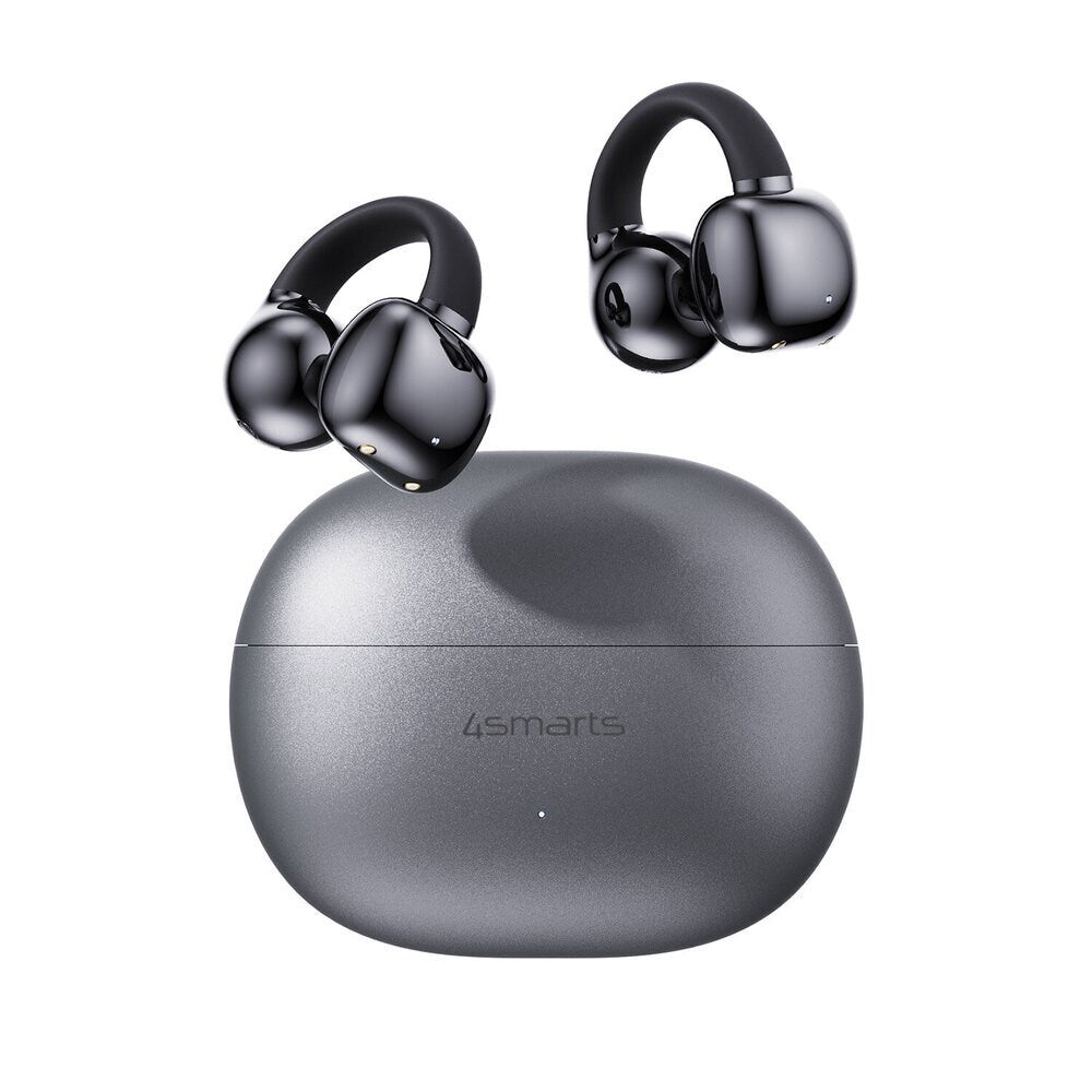 4smarts True Wireless SkyBuds Clip Høretelefoner - Open-Ear - Grå