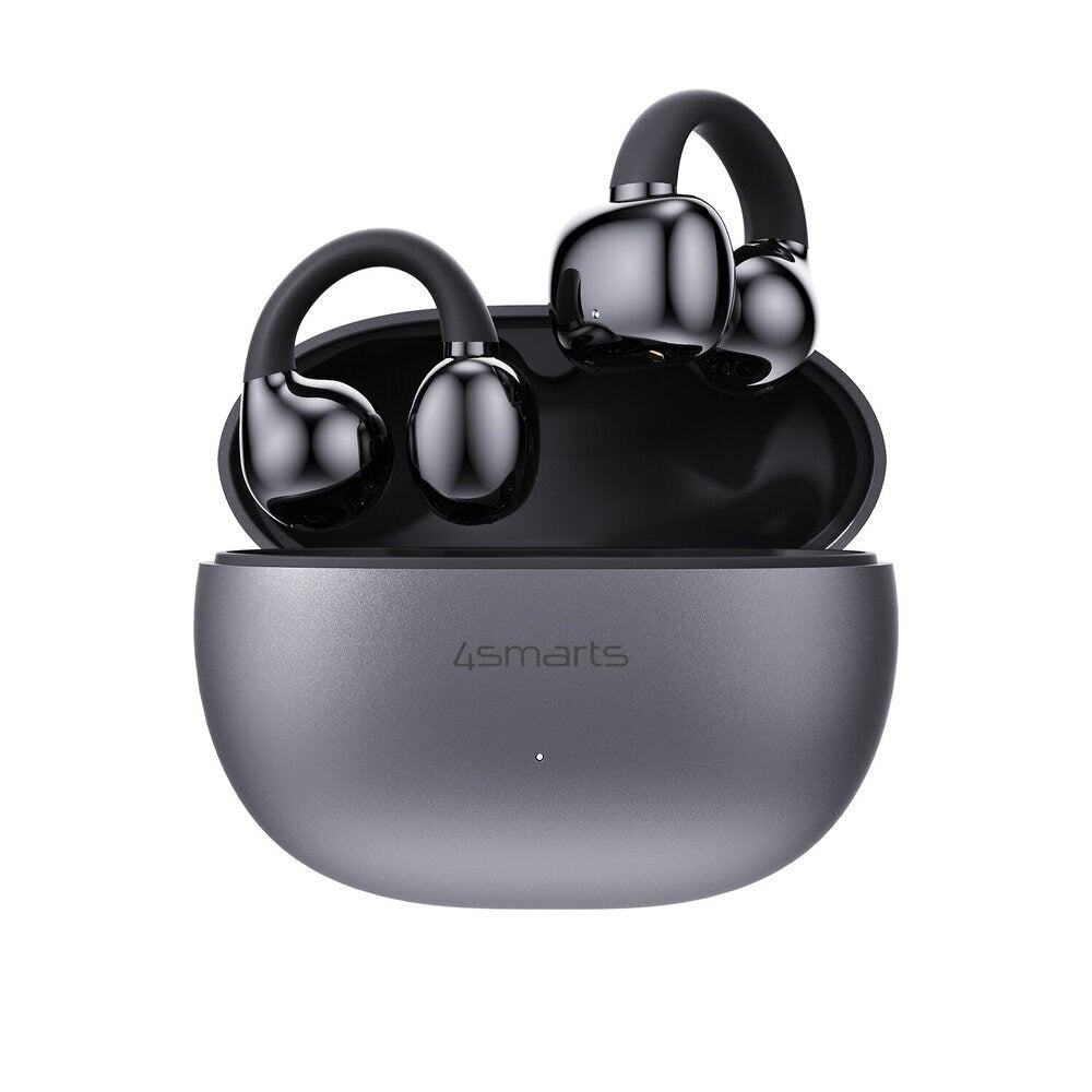4smarts True Wireless SkyBuds Clip Høretelefoner - Open-Ear - Grå